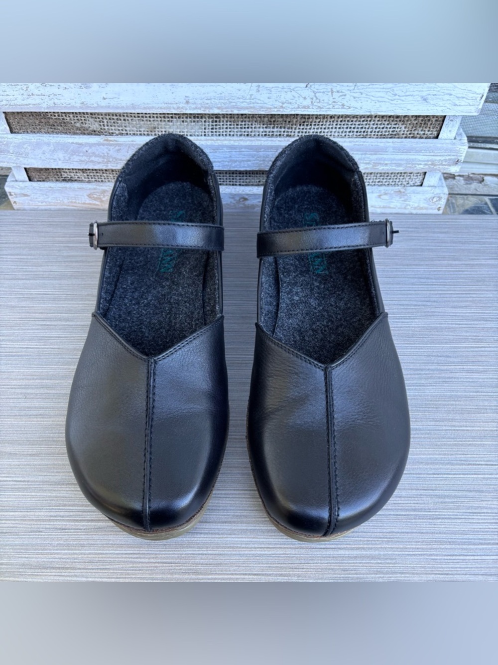 Stegmann Eva Leather Mary-Jane shoes